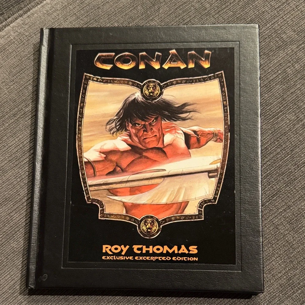 Conan Exclusive Excerpted Edition Book Roy Thomas 2007 Hard Cover